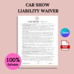 Car Show Liability Waiver