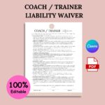 Coach Trainer Liability Waiver
