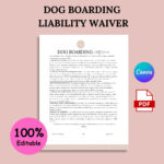 DOG BOARDING Liability Waiver