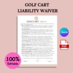 Golf Cart Liability Waiver