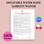 Inflatable Water Slide Liability Waiver
