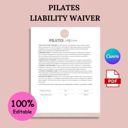 Pilates Liability Waiver