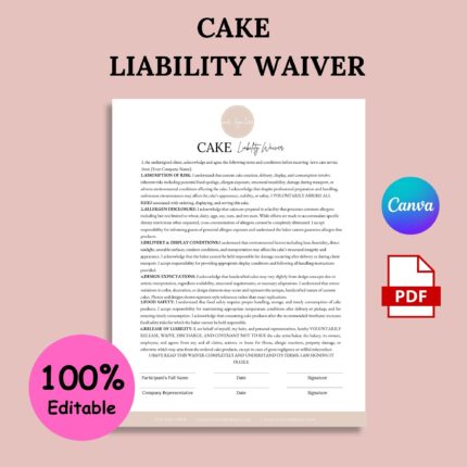 cake Liability Waiver