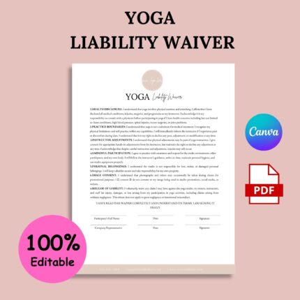 yoga Liability Waiver